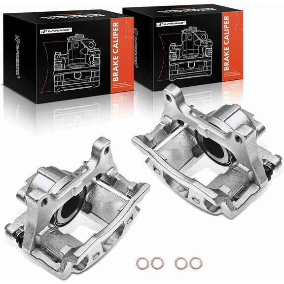 A-Premium Disc Brake Caliper Assembly with Bracket Compatible with Dodge Journey 2009-2012 Front Left and Right Side 2-PCS Set