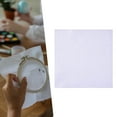 thumbnail image 6 of Sewing Fabric Needlework White Arts Crafts Canvas Needlepoint Cross Stitch Aida 30cmx30cm, 6 of 8