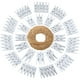 thumbnail image 1 of Pinzas para ropa JijaCraft, 100 unidades, madera con cuerda de 3,5 cm y 30 m de yute, 1 of 4