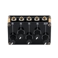 thumbnail image 1 of Passive Mixer 4 Channel Stereo Audio Mixer for Mixing Instruments CD Players Tape Players Computers with  USB Interface, 1 of 7