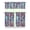 Bohemian01, variant on Folk Style Mandala Pattern Kitchen Curtains - 3 Piece Tier Set, Vintage Traditional Design, Rod Pocket Window Treatment Panels