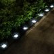 thumbnail image 3 of 4 paquetes de luces solares de suelo, 8 luces LED de disco solar para exteriores, luces impermeables en el suelo, luces solares de jardín, luces de paisaje para camino, patio, terraza, patio, pasarela Adepaton 2035767-4, 3 of 8