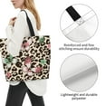 thumbnail image 3 of Kdxio Leopard Dots Casual Tote Bags Women Big Capacity Shoulder Bag for Women Travel Shoulder Bags Handbags, 3 of 8