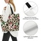 thumbnail image 3 of Balery Leopard Dots Bolsa Tote Estilo Estético con Cremalleras, Bolsa de Hombro, Bolsa de Compras Grande y Plegable, 3 of 8