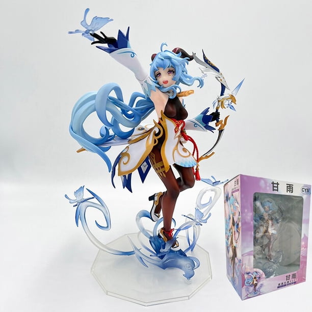 Figura DE ACCIÓN DE Kamisato Ayaka Genshin Impact, modelo de juguete de 28cm, Raiden Shogun/Yae Miko, Paimon/Klee/Ganyu Gong Bohan LED