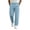 Light Blue, variant on fatyb Mens Casual Pants Elastic Waist Drawstring Travel Pants Solid Color Lightweight Work Pants with Pockets
