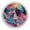 Multicolor 1, variant on PhooArto Colorful Alpaca Rainbow Pattern 4 PCS Crystal Glass Cabinet Knobs, Drawer Kitchen Cabinets Dresser Cupboard Wardrobe Pulls Handle - Glowing in the Dark