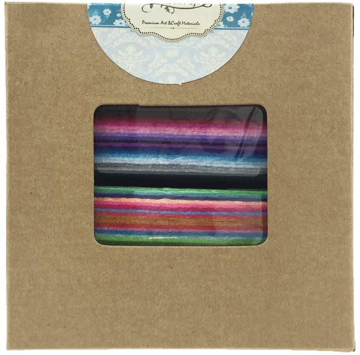88pcs 4 x 4 inches (10 x 10cm) Assorted Color Mini Felt Fabric Sheets Patchwork Sewing DIY Craft 1mm Thick