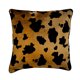 thumbnail image 1 of Funda de cojín para silla, moderna funda de cojín, de terciopelo con estampado animal de 30 x 30 cm, cuadrada, dorada - Hello Cow, 1 of 8