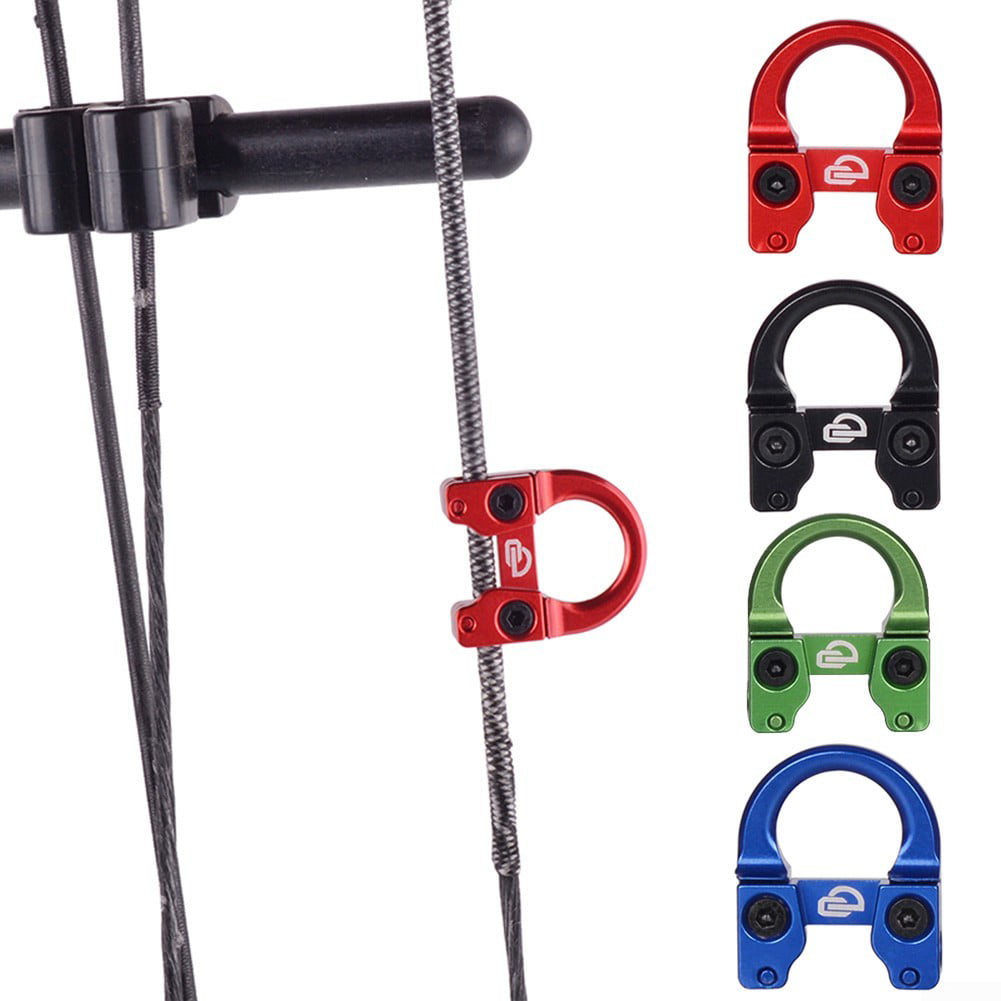 Archery Release D-Loop U-Rope,D-Ring Metal Ring Compound Bow String,Arrow,Nock 