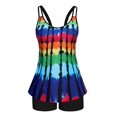 thumbnail image 1 of Trajes de baño Tankini Aolina Tummy Control para mujer con pantalones cortos, 1 of 6