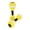 Yellow, variant on Water Dumbbells for Home Fitness and Workouts Strength Training and Aerobic Conditioning for Personal Gyms 2PCS