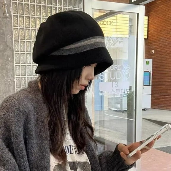 SikaFu Knitted Beanie Hats For Women&Men Winter Warm Casual Skullies Caps Female Slouchy Beanie Hat Outdoor Lady Baggy Cold Cap Bonnet