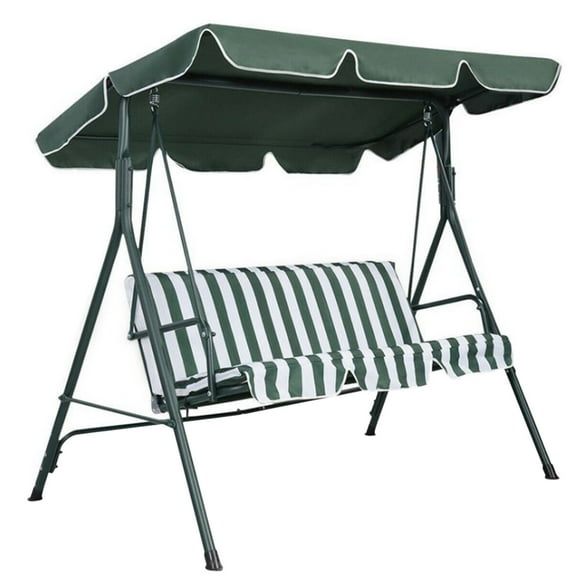Outdoor Swing Canopy Replacement Cover, 64.57x44.88in Universal Porch Swing Canopy Replacement Top Waterproof Sunshade for Outdoor Garden Courtyard Patio