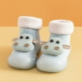 thumbnail image 5 of SPRING PARK Winter Warm Toddler Plush Thickened Soft Sole Baby Shoes Trainers Boys Girls, 5 of 7