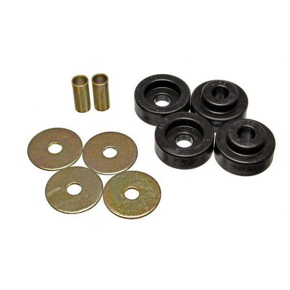 Energy Suspension 73-79 Chrysler B-Body Black Torsion Bar Crossmember Mount Bushing Set Fits select: 1973 DODGE CHARGER, 1972-1974 PLYMOUTH SATELLITE