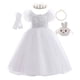 thumbnail image 2 of 2023 niños largo blanco elegante vestido de princesa niñas flor vestido de fiesta ropa de bebé fiesta de cumpleaños boda noche niños Vestidos9-10T (etiqueta 150) Gao Jinjia LED, 2 of 2