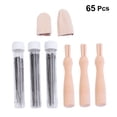 thumbnail image 3 of OUNONA 1Set Assorted Color Felting Kits with Wooden Handle Felting Tools for Wool Needle Craft and Stamp Accessories, 3 of 4
