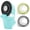 Shallow Blue, variant on Suodoka Mini Manual 3D Embossing Label Maker Decorative Tape Maker for Handbook DIY Crafting Includes 2 Tapes 0.35 inches / 9 mm Shallow Blue