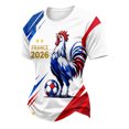 thumbnail image 4 of Women's Football Graphic T-Shirt, Women's Soccer Fan Short Sleeve T-Shirt, Round Neck Casual Tee for Day Support & Fan for Soccer Tournament 2026 Red Size: XL, 4 of 7