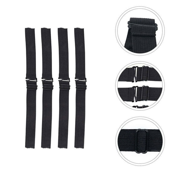 WHAMVOX 4pcs Multifunctional Wig Elastic Band Wig Grip Band Wig Straps for Women