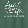 thumbnail image 3 of Instant Message - Aunt Life - Women's Lightweight French Terry Long Sleeve Shirt, 3 of 6