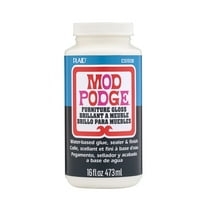 Mod Podge Furniture Sealer, Glue, and Finish, Gloss Finish, 16 fl oz