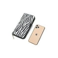 thumbnail image 6 of Daisy Rose Unisex Zip-Around Clutch Wallet Vegan Leather, Zebra, 6 of 6