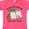 thumbnail image 4 of Inktastic Future Bookworm Like My Mom Boys or Girls Baby Bodysuit, 4 of 5