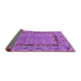 thumbnail image 2 of Ahgly Company Indoor Square Oriental Purple Industrial Area Rugs, 6' Square, 2 of 4