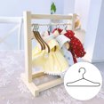 thumbnail image 2 of 10 Pcs Mini Cintres pour Enfants Cintre Miniature, 2 of 9