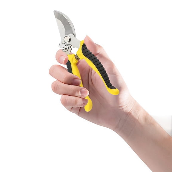 Pruning Shears, Garden Pruning Scissors, Stainless Steel Bypass Pruners, Ergonomic Handle Gardening Clippers, for Branch Flower Cutting