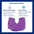 thumbnail image 4 of Bed Buddy Foot Warmers, Heat/Cool Wrap for Muscle Pain, Microwaveable, Chill Compress (Lavender), 4 of 10