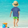 thumbnail image 4 of FORMRS Boys Rash Guard Short Sleeves Swim Shirt Quick Dry UPF 50+ Sun Protection, Sizes 3-12T, Crystal Ball, 4 of 6