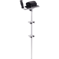 Carex Walker Platform Attachment for Standard Walkers, Vinyl, Silver, 400 lb Capacity, 9 lbs