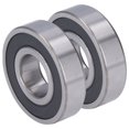 thumbnail image 1 of 2Pcs Deep Grooves Ball Bearings Rubber Sealed Bearing For Relatively Stable Linear Motion Equipment, 1 of 8