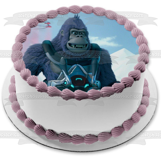 King Kong King Of The Apes White Mountains Droid Edible Cake Topper Image Abpid Walmart Com