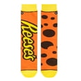 thumbnail image 2 of ODD SOX – Reese's Pieces Candy Logo Novelty Crew Socks – Size Large – Men’s 8–12 / Women’s 9.5–13.5, 2 of 5