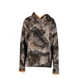 thumbnail image 2 of Mossy Oak Youth Long Sleeve Camouflage Hunting Pullover Hoodie, Mossy Oak Terra Gila, S, 2 of 8