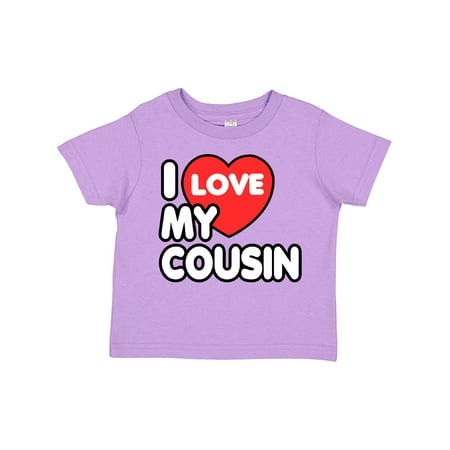 

Inktastic I Love My Cousin Gift Toddler Boy or Toddler Girl T-Shirt