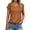 Dark brown, variant on MOSHU Casual Womens T-Shirts Basic Tops for Women Cap Sleeve Loose Tank Tops