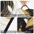 thumbnail image 6 of Black and Gold Marble Pattern Teens Toddler Nap Mat with Pillow, Sleeping Mat Bag for Preschool Daycare 59"x22", 6 of 6
