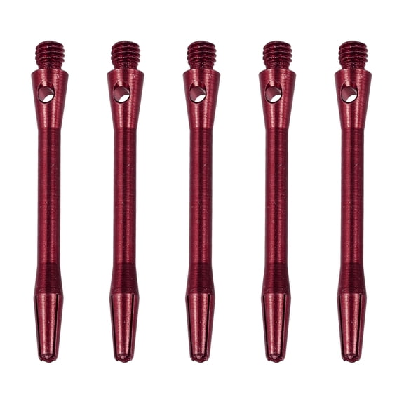 Uxcell Aluminum Dart Shafts 15 Pack Medium 2BA Thread Dart Stems Red 45mm