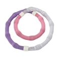 thumbnail image 4 of Hoop Weighted Spring Hoop for Adults Portable Foldable Fitness Workout Sports Hoop Waist Friendly for Home Travel, 4 of 7