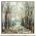 thumbnail image 1 of Cuadro Decorativo - A través de los árboles Jr Impresión en canvas, estrechado, 1 of 2