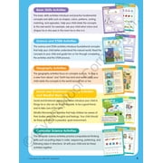 Evan-Moor Top Student, Pre-Kindergarten Workbook, Ages 4-5, 300+ Activities, Reading, Math, STEM, SEL, Stickers