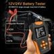 thumbnail image 2 of Probador de BateríA de Coche 12V 24V Automotriz Analizador de BateríA AutomáTico Digital Herramienta de DiagnóStico de BateríA Precisa, 2 of 5