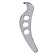 thumbnail image 3 of Cuchillo de acero inoxidable para fascia, tejido muscular, meridiano, fisioterapia, tipo S, cuchillo de membrana de refuerzo, cuchillo con forma de pájaro para raspar, masajeador de puntos, 3 of 5