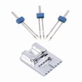 thumbnail image 1 of 3 Pcs Aiguille de Machine Extensible Double avec Pied-de-Biche Multifonctionnel Aiguilles Doubles Outils de Couture DIY pour Machine à Coudre, 1 of 5