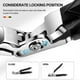 thumbnail image 2 of Cumuul ClipMaster Pro, Ergonomic Angled Head Senior Toenail Clipper,50% Offer, 2 of 5